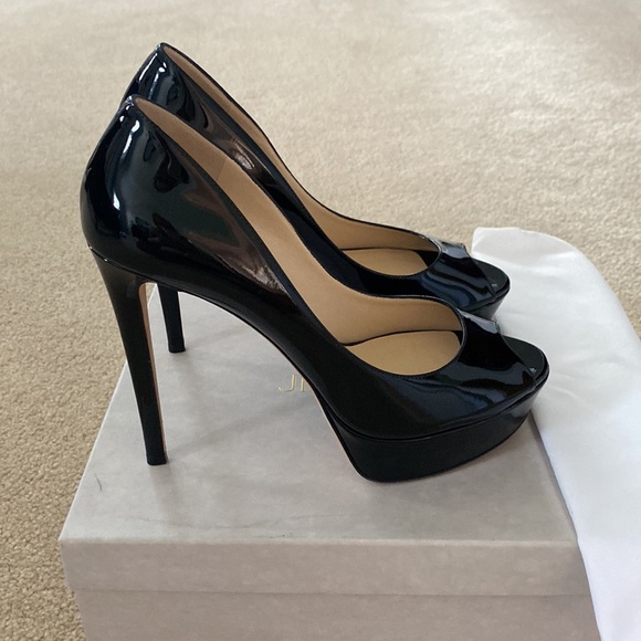 Jimmy Choo black patent heels - Picture 4 of 8